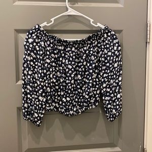 Brandy Melville Off the Shoulder Crop Top